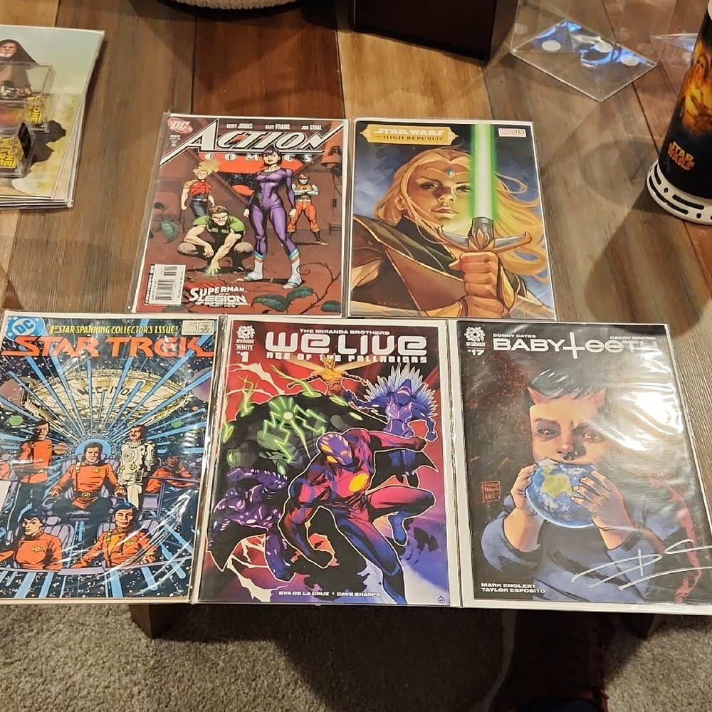 Comic Book Collection - Action, Star Trek, We Live, Babyteeth